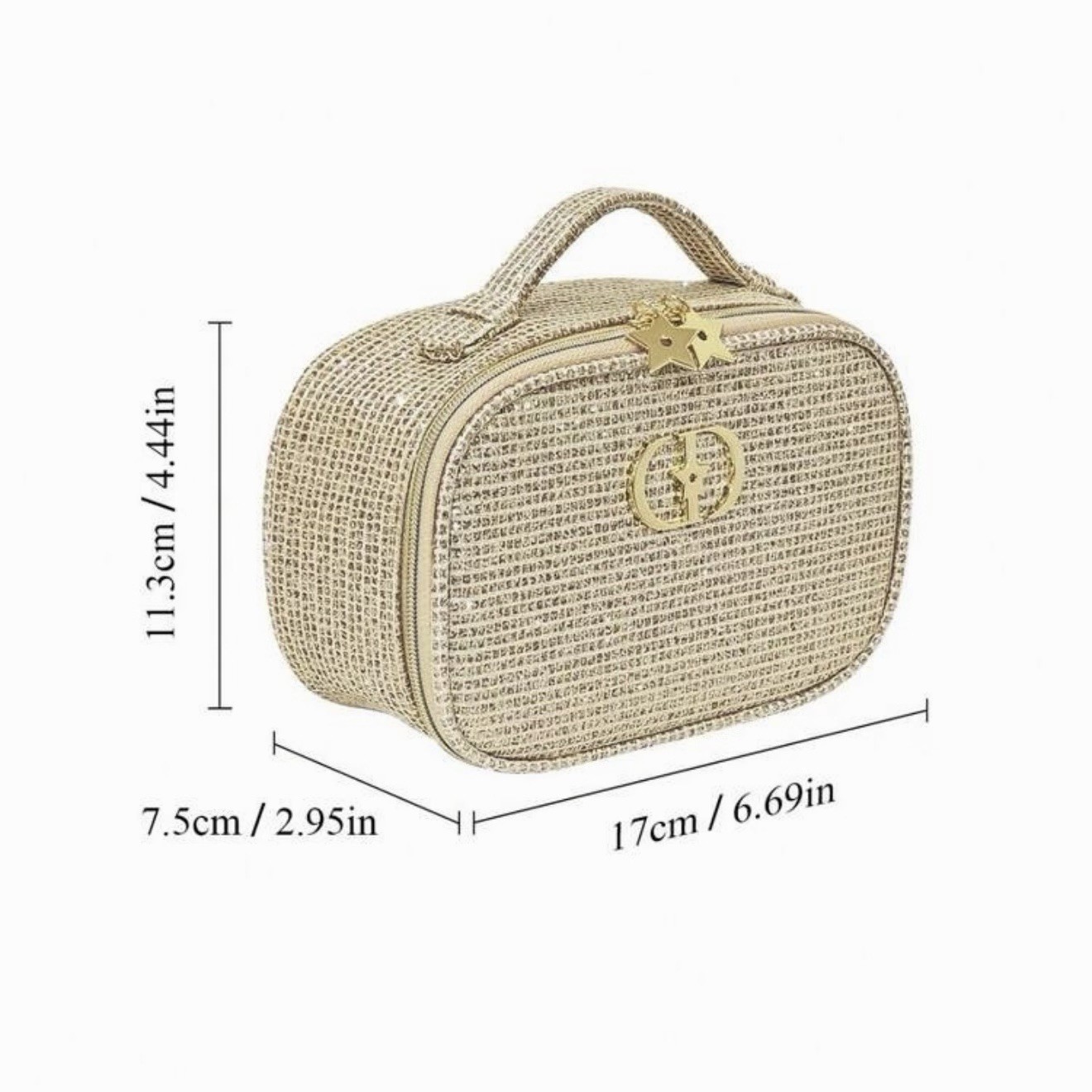 DIOR BEAUTY Gold Vanity Case Makeup Holiday 2025 Limited Edition Novelty GWP NIB