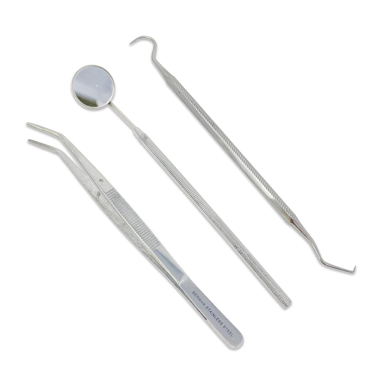 Cynamed Dental Pick Oral Care Hygiene Tooth Scraper Tartar Tools Kit Set of 3