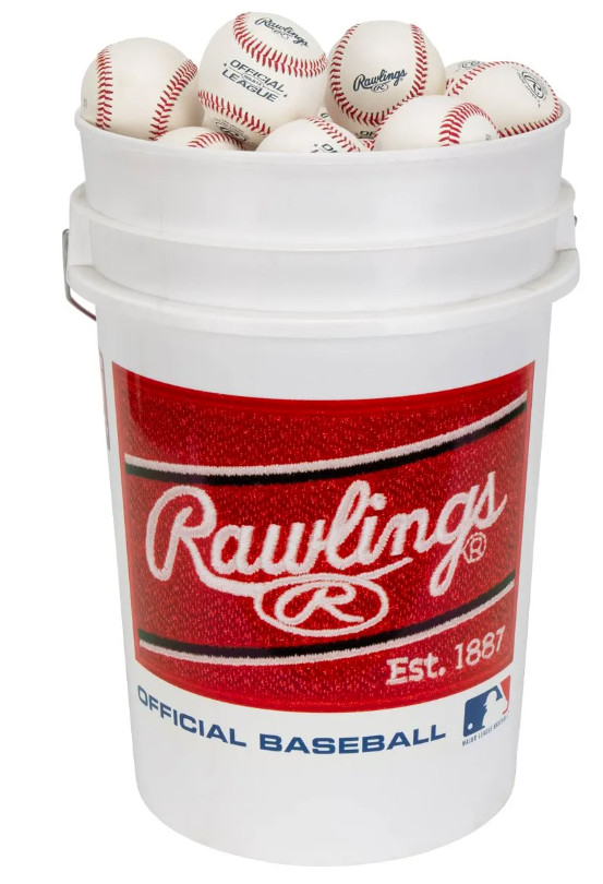 Rawlings Bucket W/30 ROLB1X Baseballs