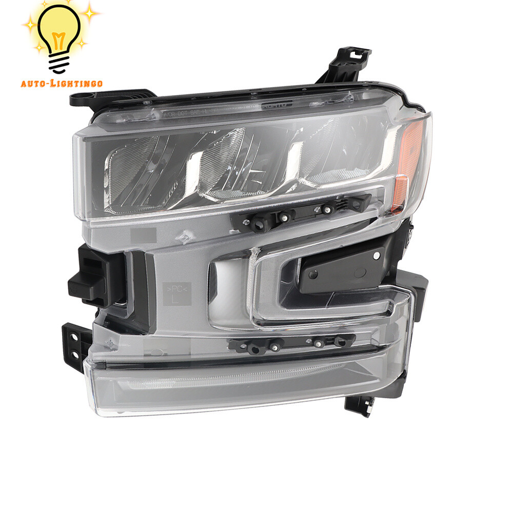 For 2019 2020 2021 Chevy Silverado 1500 LED Headlights Headlamps Right&Left Side