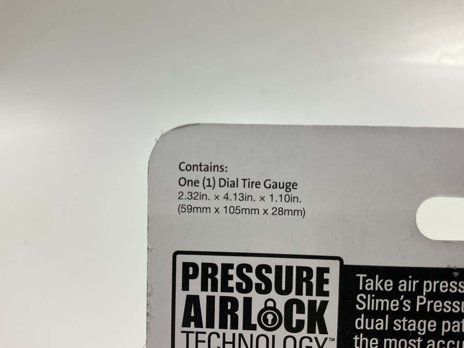 Slime 20486 Professional Car Truck SUV 5-60 PSI Air Pressure Gauge