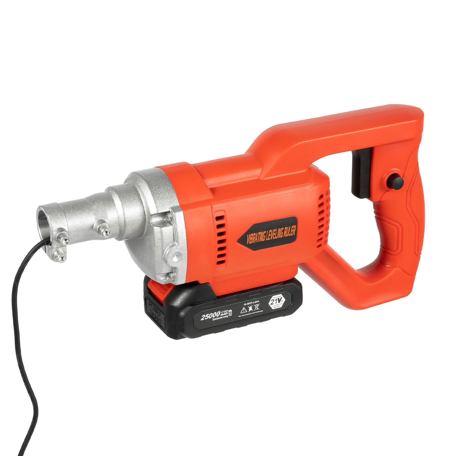 21V Cordless Concrete Vibrators Surface Power Trowel w/ 59" Screed Blade Rulder