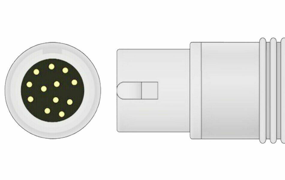 Philips 12 pin 3 Leads ECG EKG Trunk Cable Agilent, Heartstart, Intellivue