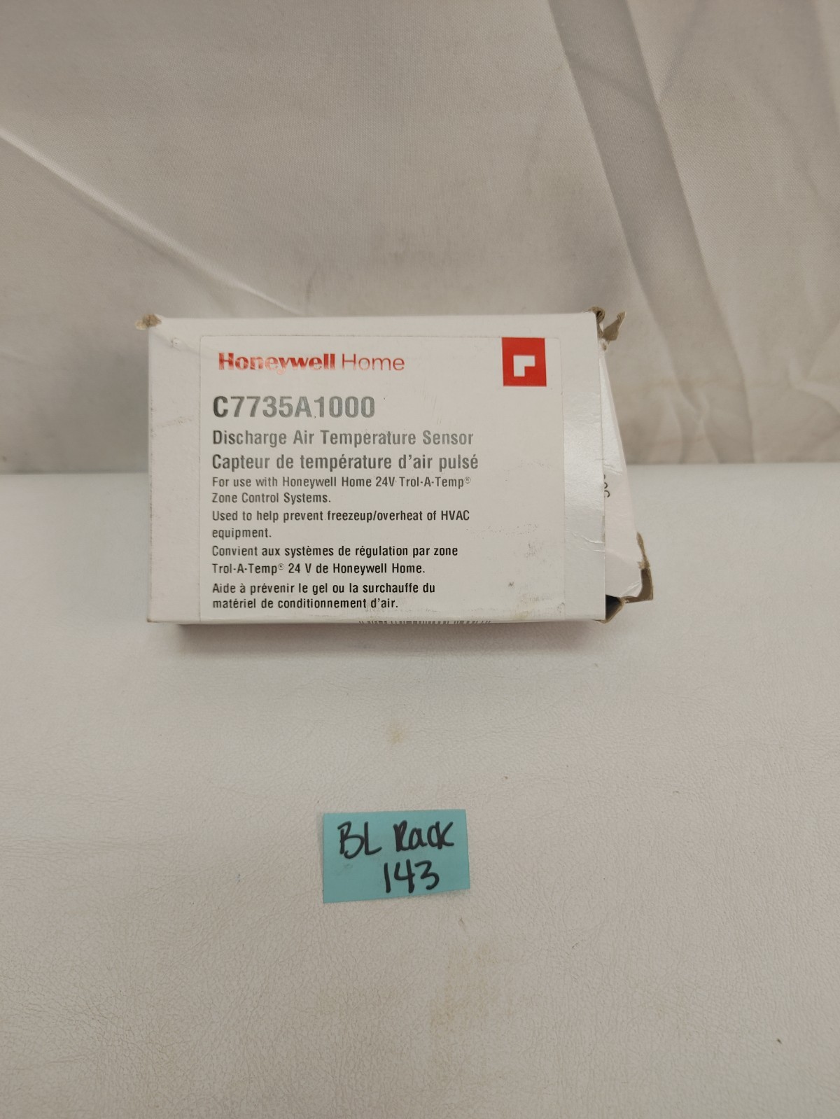 Honeywell TRADELINE C7735A 1000 Discharge Air Temperature Sensor NEW/OPEN BOX