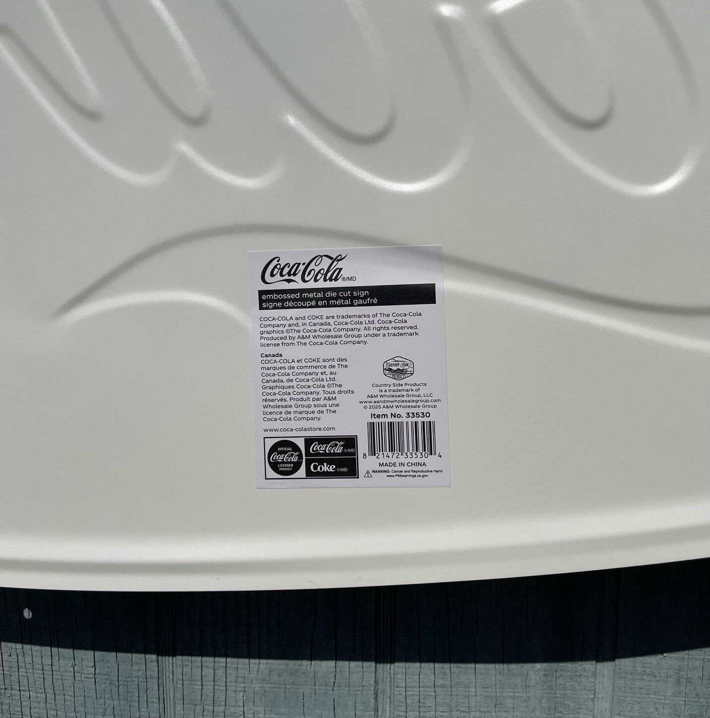 NEW! Reproduction Fishtail Coca-Cola / Coke Metal Sign 36in X 18in Vintage