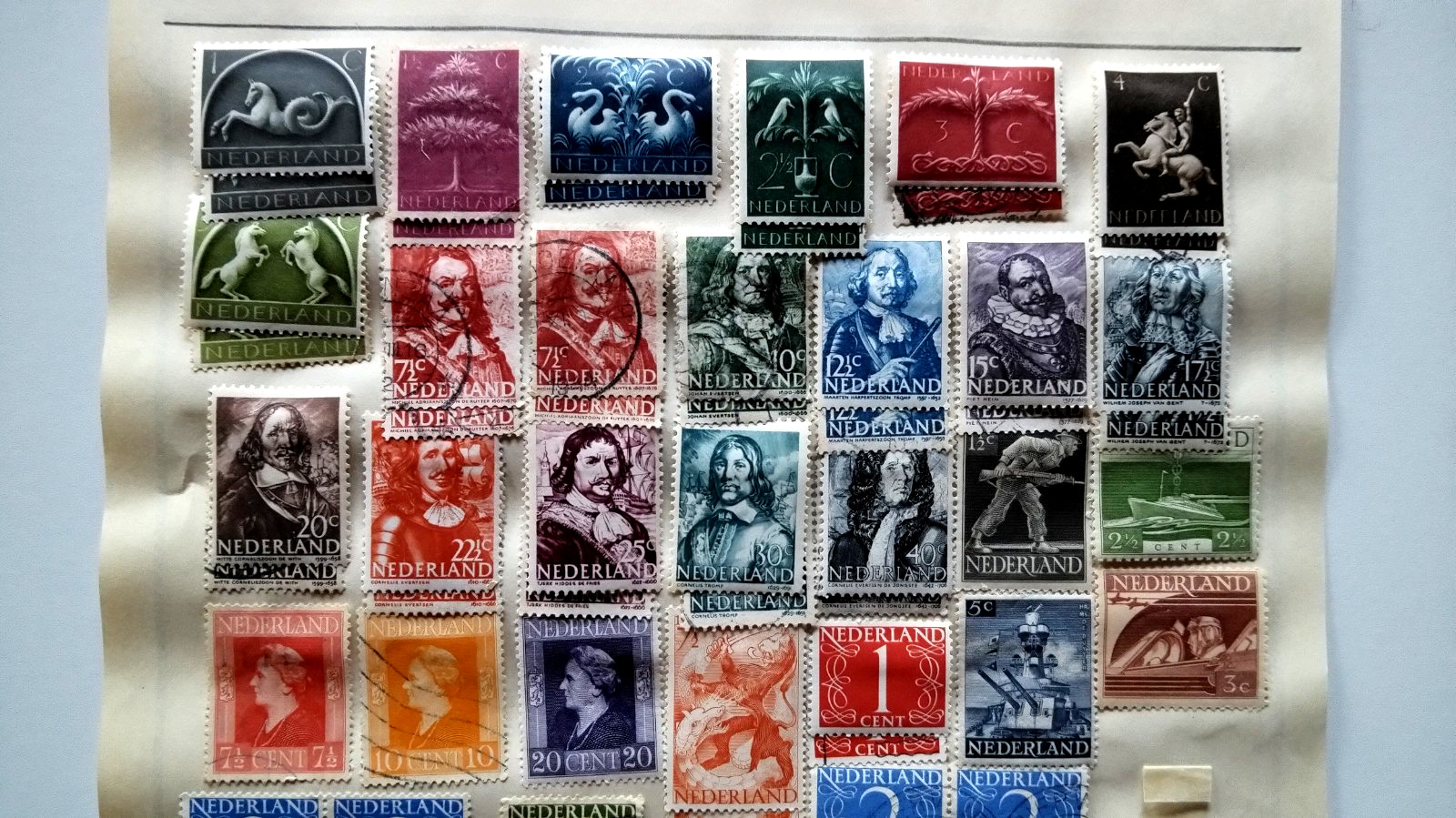 Netherlands Stamp Collection- Used / MH / MNH On Pages / Stock Cards