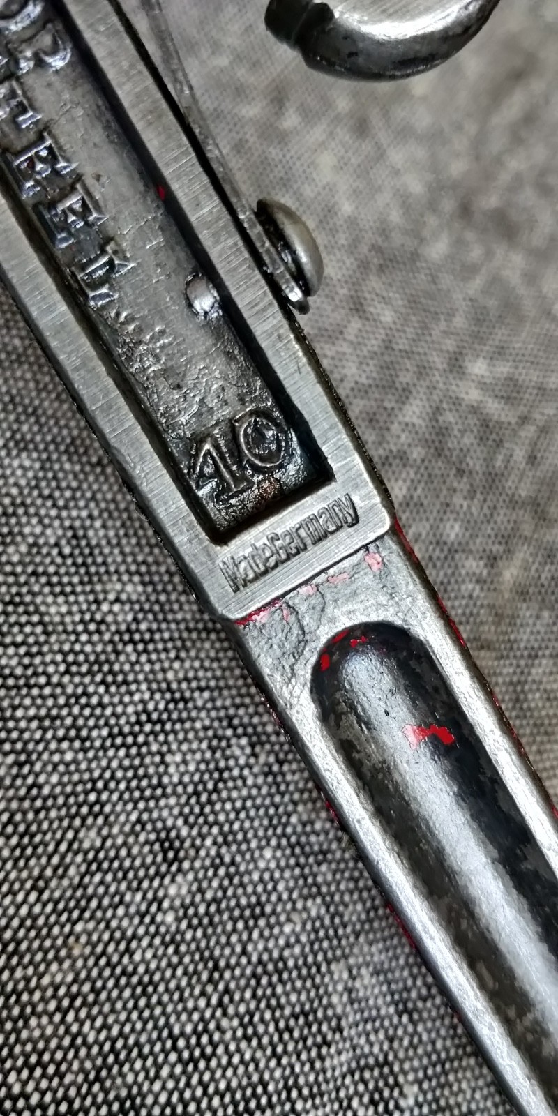 3 vintage German Made Pipe Wrenches