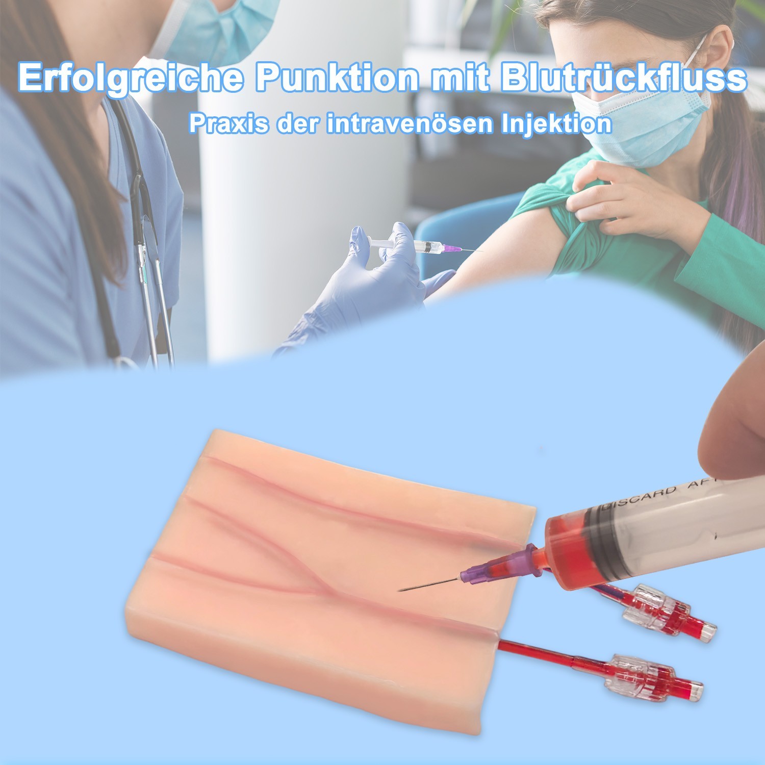 Phlebotomy IV Practice Kit for Nurses, Medical Student Venipuncture Training Kit