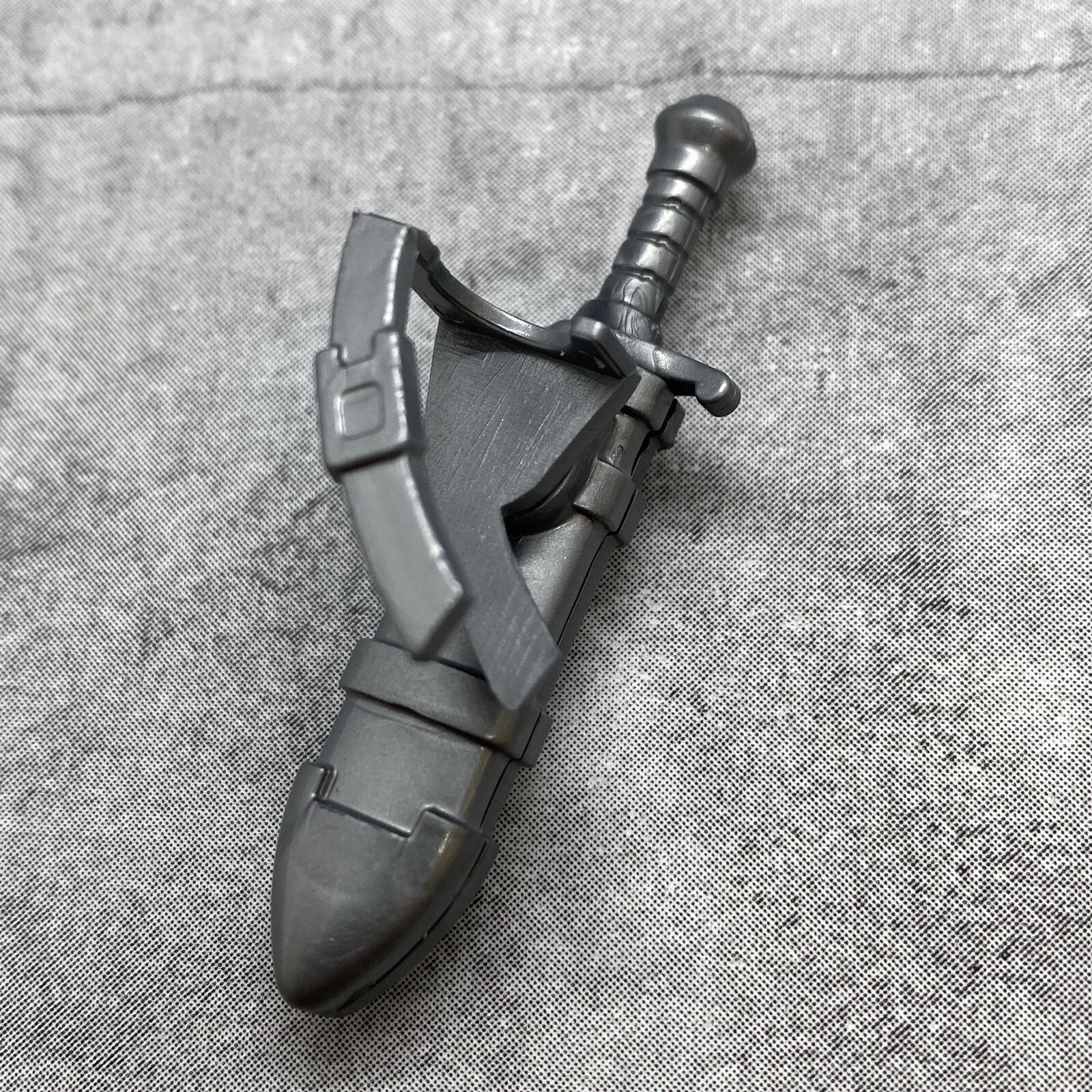 5pack Gray Sword & Sheath Blocks Weapons Accessories for Minifigures C46955