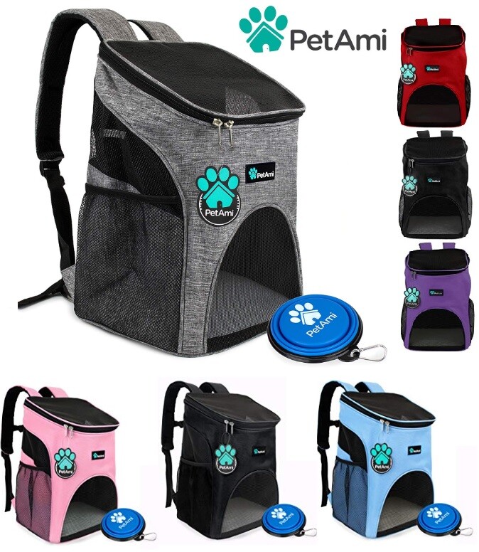 Pet Cat Dog Puppy Carrier Travel Backpack Bag for Travel Breathable Mesh Comfort