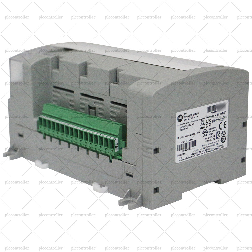 New Sealed 2080-L50E-24QWB Micro850 24 I/O EtherNet/IP Controller Allen-Bradley