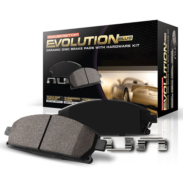Powerstop Power Stop 17 1336 Z17 Rear Ceramic Brake Pads With Hardware