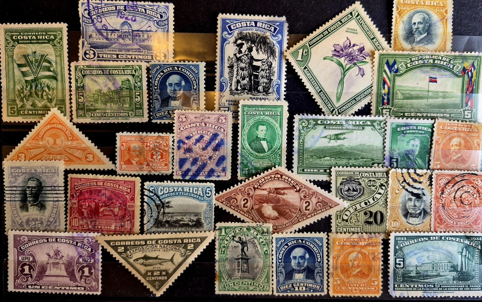 COSTA RICA  Mixed LOT Mail . Stamps 1950's-1970' (Lots #3136)