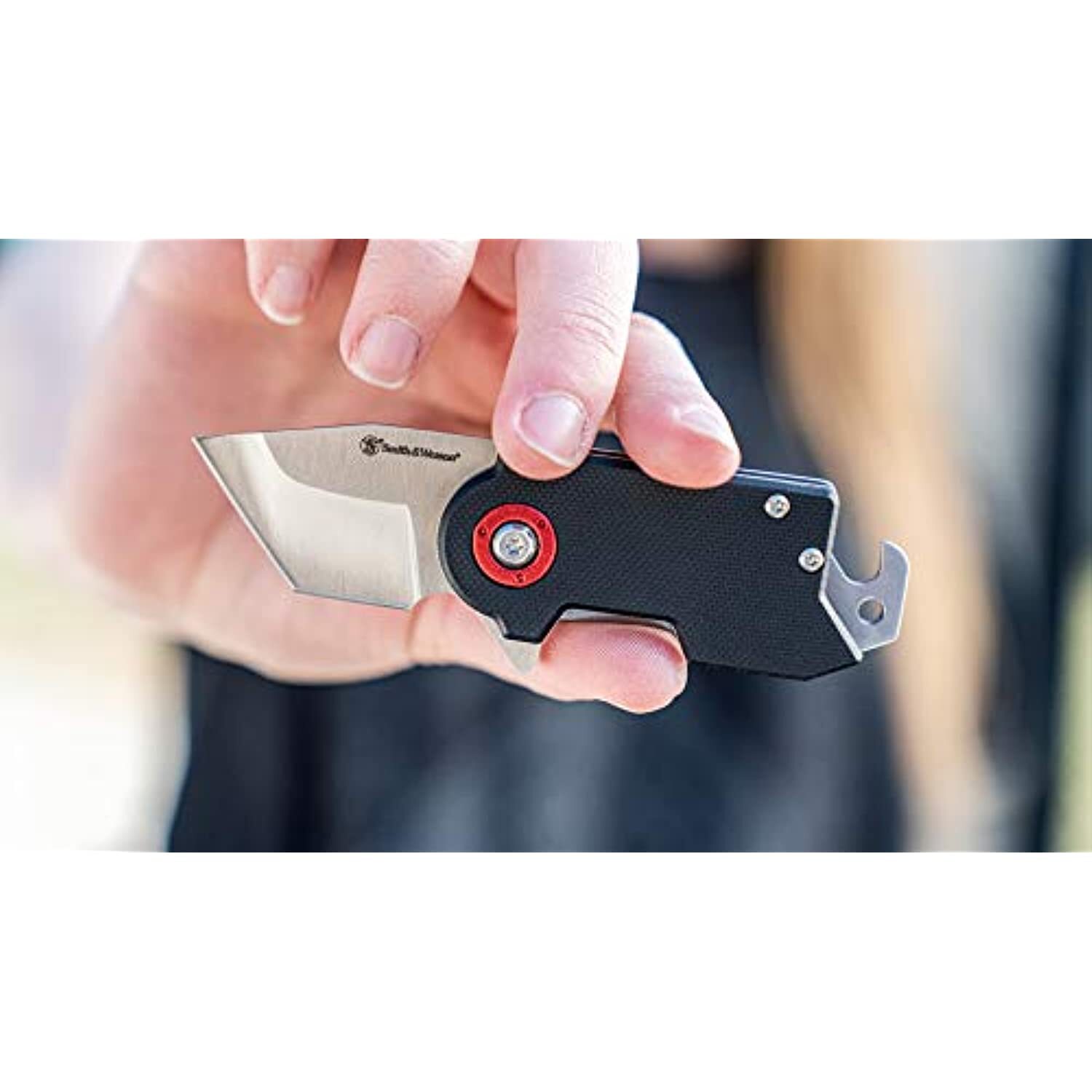 Smith & Wesson Benji 2.5in High Carbon S.S. Folding Keychain Knife with 1.75in