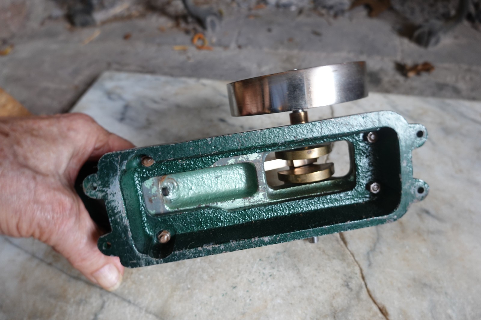 Antique RARE WORTHINGTON CENTER THROW LIVE STEAM ENGINE ADJUSTABLE VALVE 1882