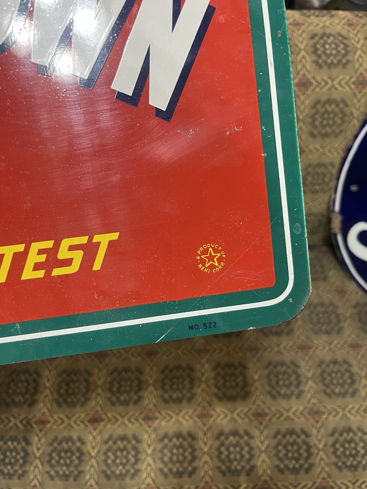 Royal Crown Cola flange sign