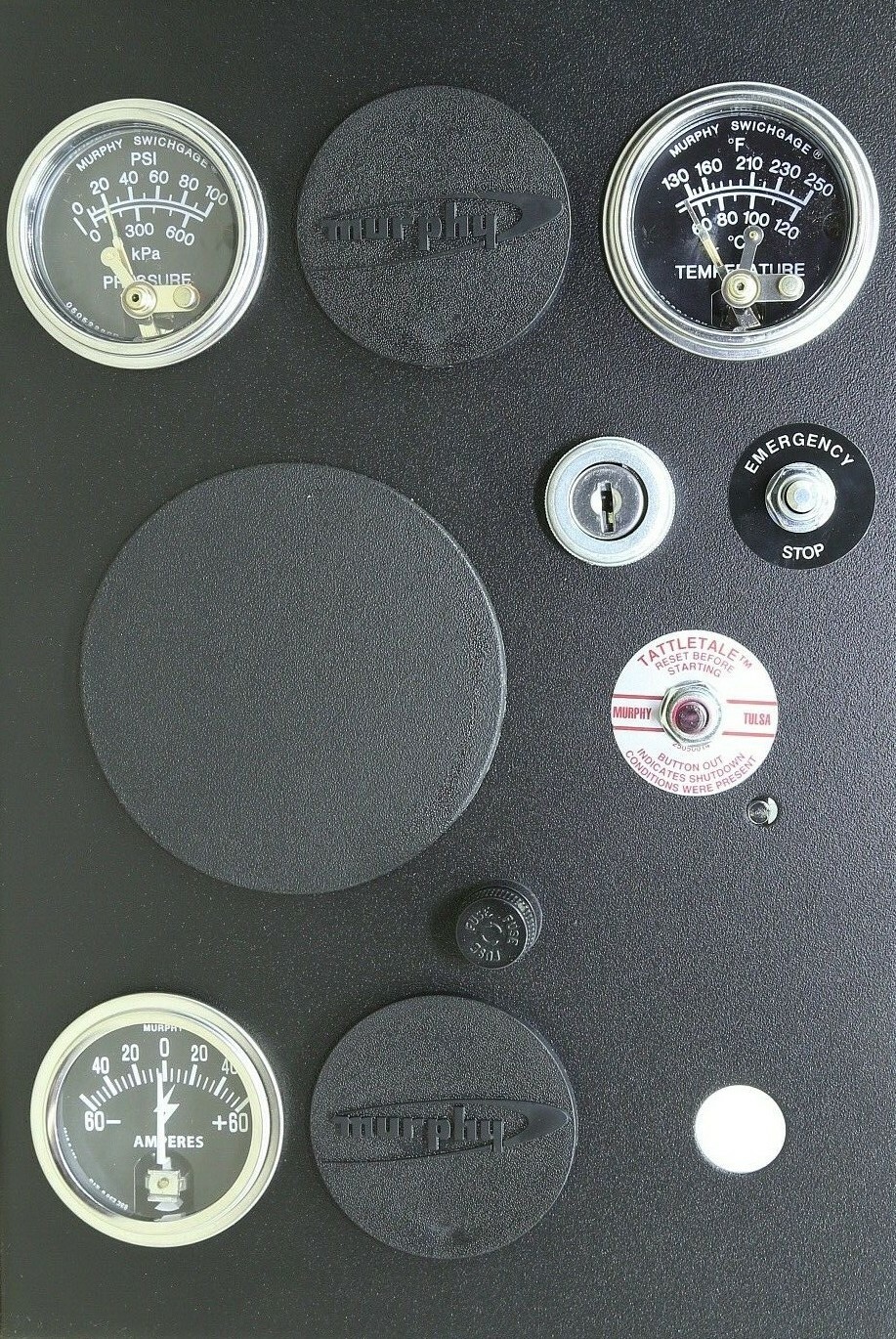 Murphy W0168 30700009 12V Analog Engine Control Panel Assy.