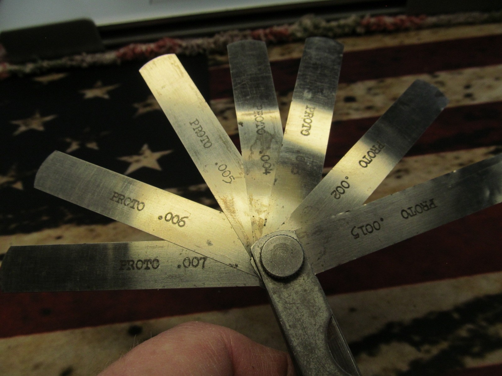 Vintage PROTO Feeler Gage No. 000AA - Made In USA - Los Angeles Mfd USA