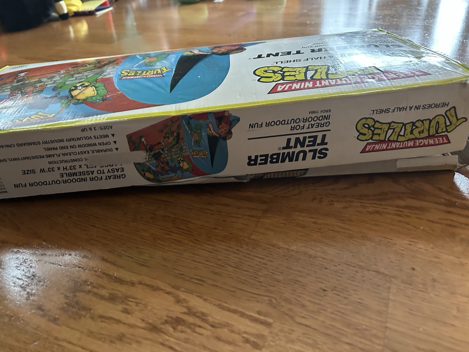 Teenage Mutant Ninja Turtles Slumber Tent TMNT 1988 Vintage Rare Complete W Box