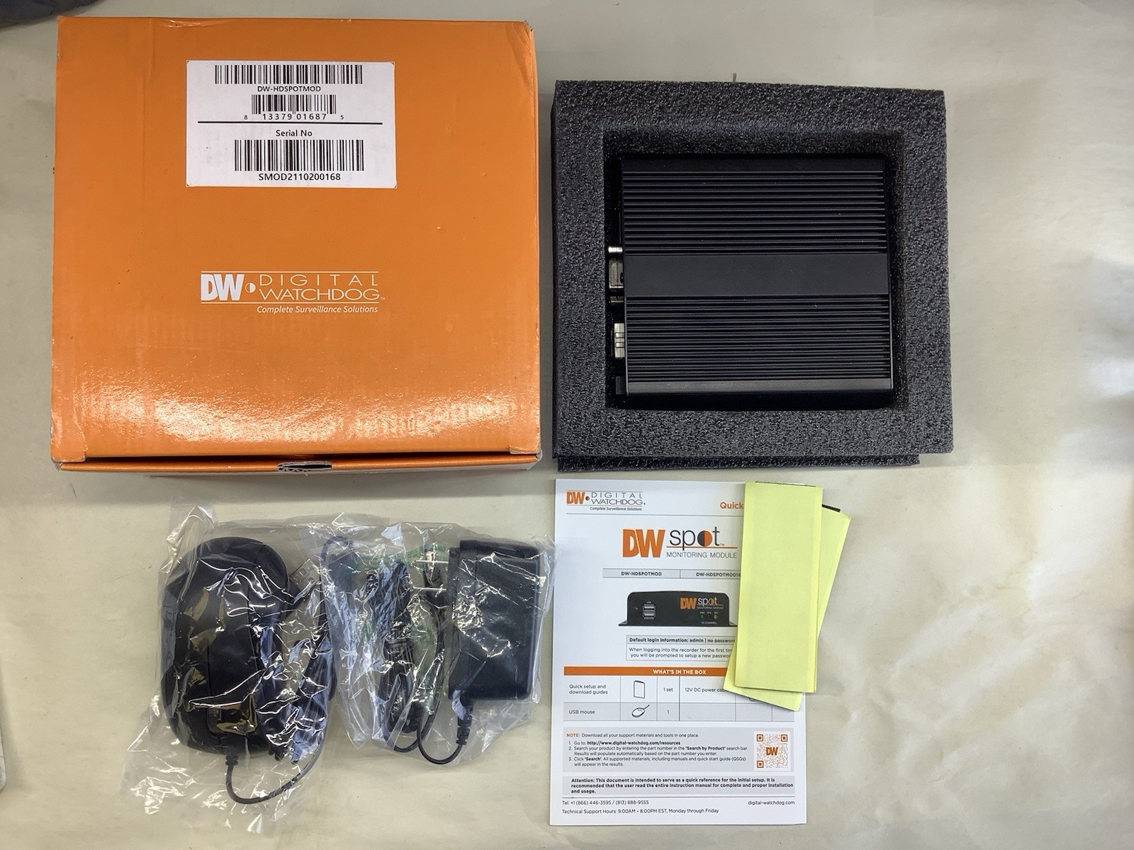 Digital Watchdog DW-HDSPOTMOD 4-Channel Monitoring Module New