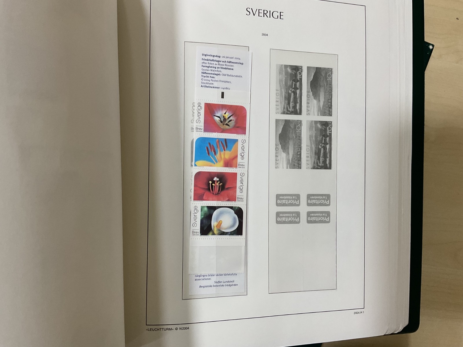 Sweden stamps. 2002 - 2008. MNH. Kabe album. G/206*