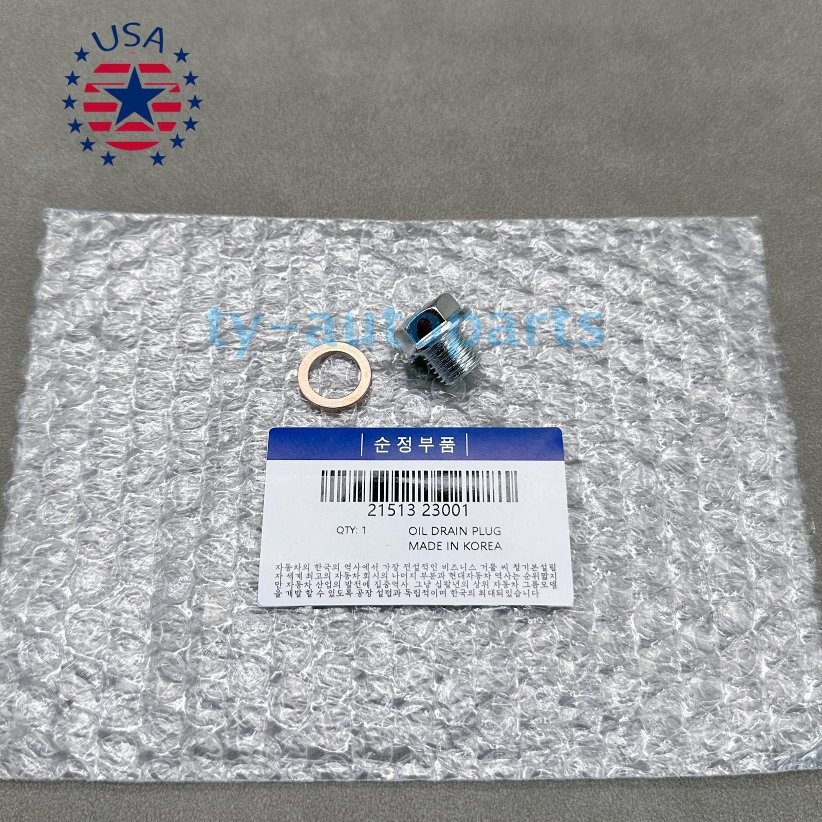 OEM 2151323001 ENGINE OIL DRAIN PLUG & WASHER For 2000-2020 HYUNDAI KIA USA!!