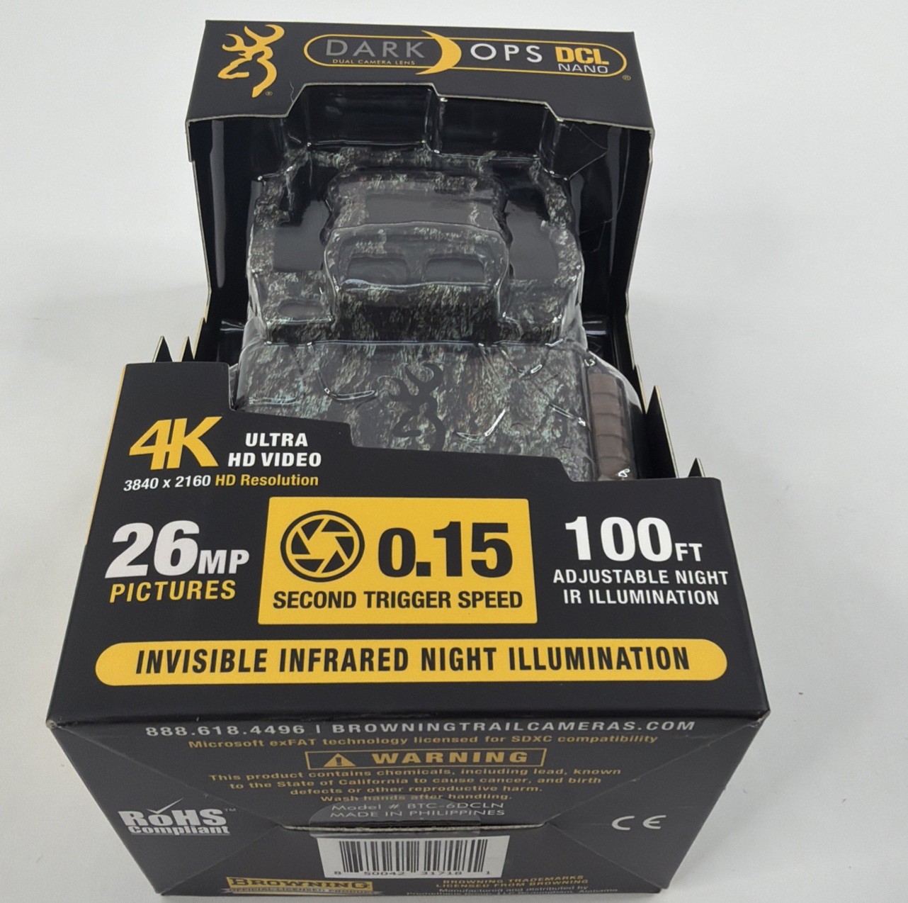 Browning Dark Ops DCL Nano Trail Game Camera 26MP | BTC6DCLN