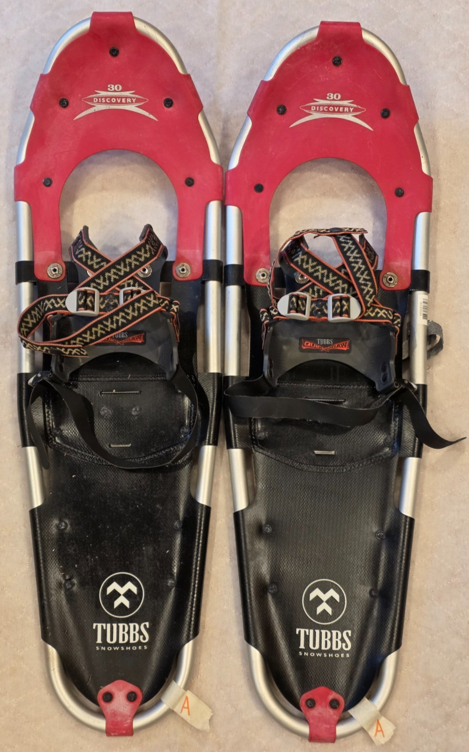 Tubbs Discovery 9" x 30"/Altitude 8"x 25" Snowshoes Quick Draw Bindings