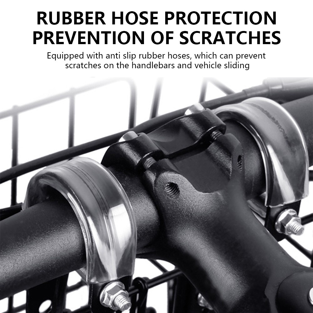 Foldable Bike Front Rear Basket Bicycle Handlebar Rack Pack Carrier Basket Set