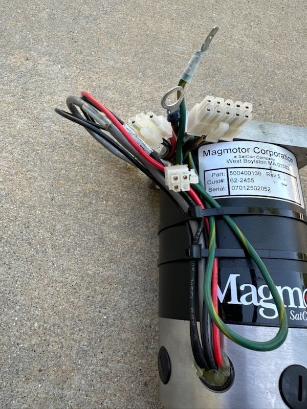 HAAS HRT-210 Brush 17 Pin Servo Motor Magmotor 36-4185A 210-450 WP E726 36-4185