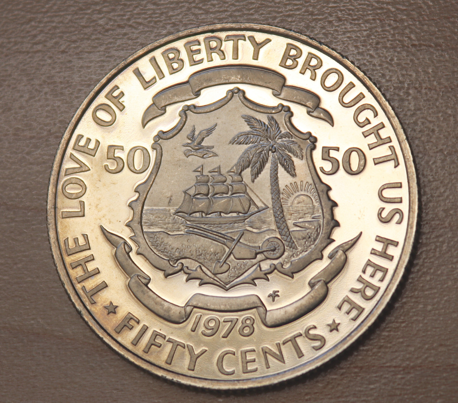 1978 Liberia 50 Cents