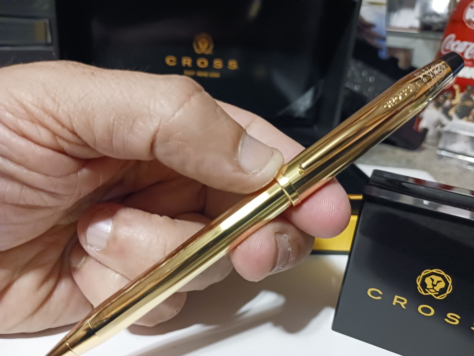 NEW Cross USA Classic Century II 23kt Gold Ballpoint Pen $300 CHRISTMAS GIFT