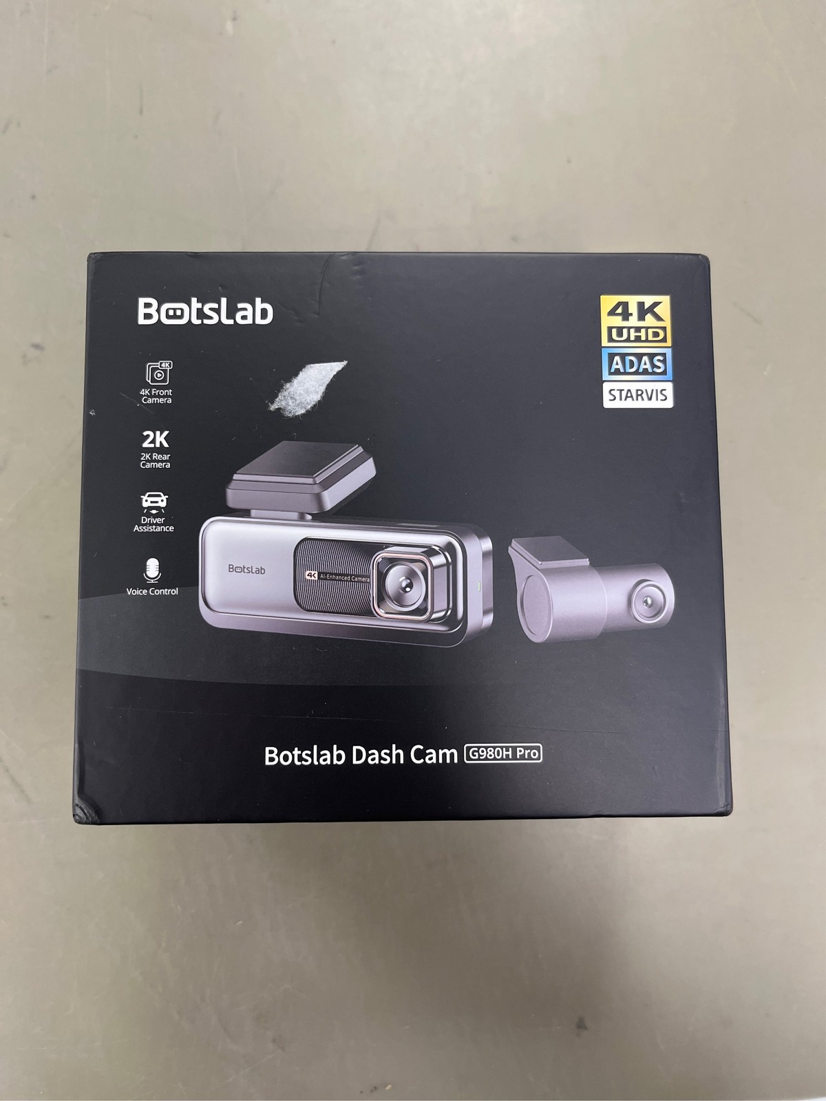 Botslab  G980H Pro 4K Wifi GPS 2CH 64gb  Zwart