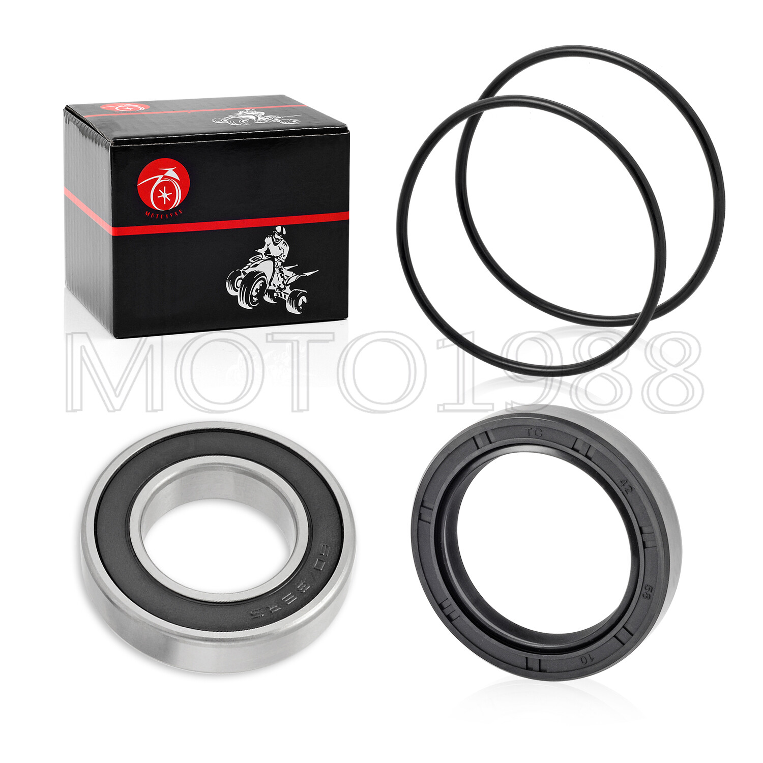 Rear Axle brake drum Wheel seal bearing kit for Honda Foreman 500 TRX500 05-13