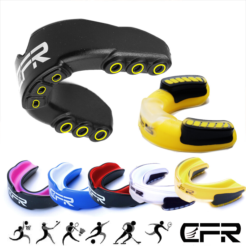 Gel Gum Mouth Guard Shield Case Teeth Grinding Boxing MMA Sports Mouth Piece @