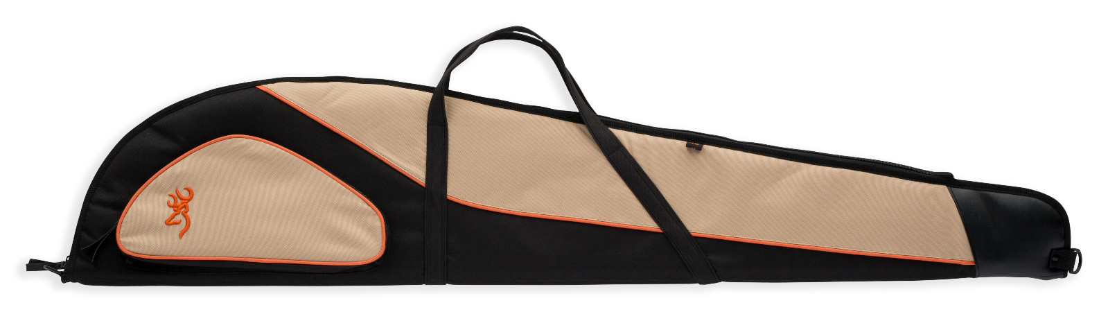 Browning Cimmaron II Flex Soft Rifle Case, Black/Tan/Orange, 44" - 1410409244