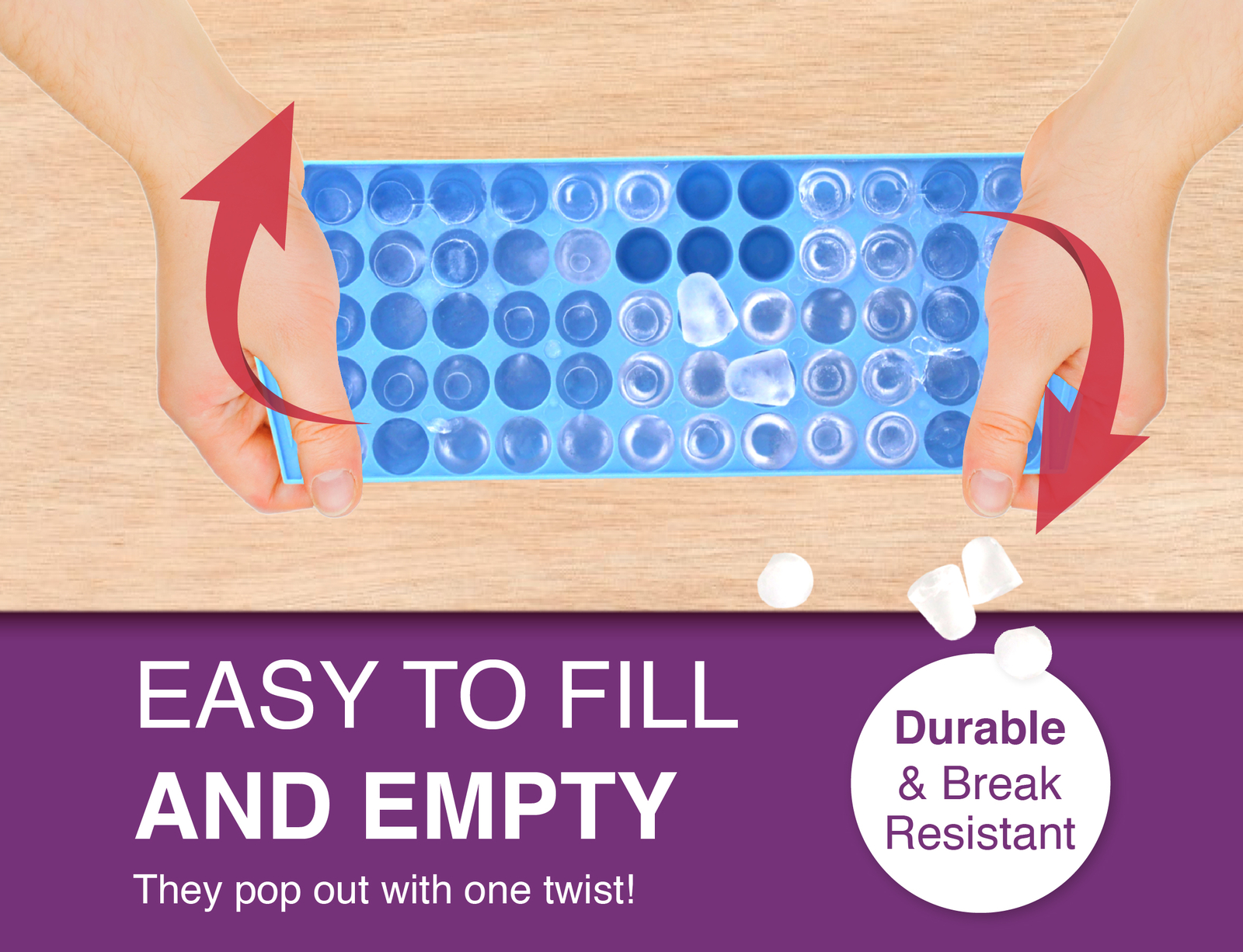 Arrow 60 Cube Ice Tray (3 Pack)