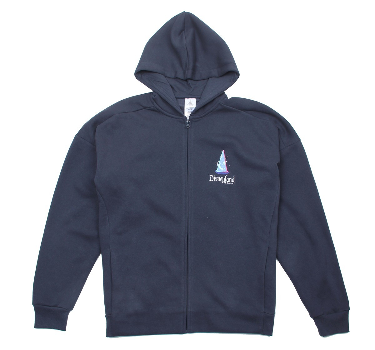 Disney Parks Disneyland Mickey Mouse Sorcerer Oversized Zip-Up Hoodie Size Large