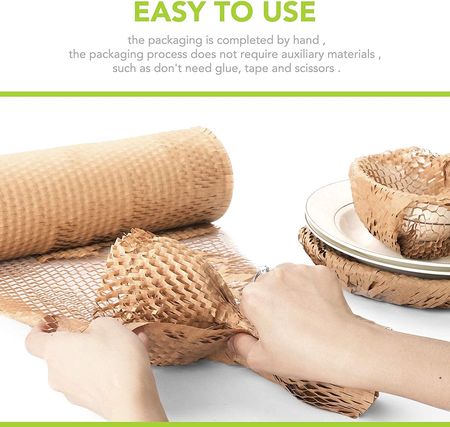 Honeycomb Cushioning Wrap Packaging Paper 16'' x 300FT