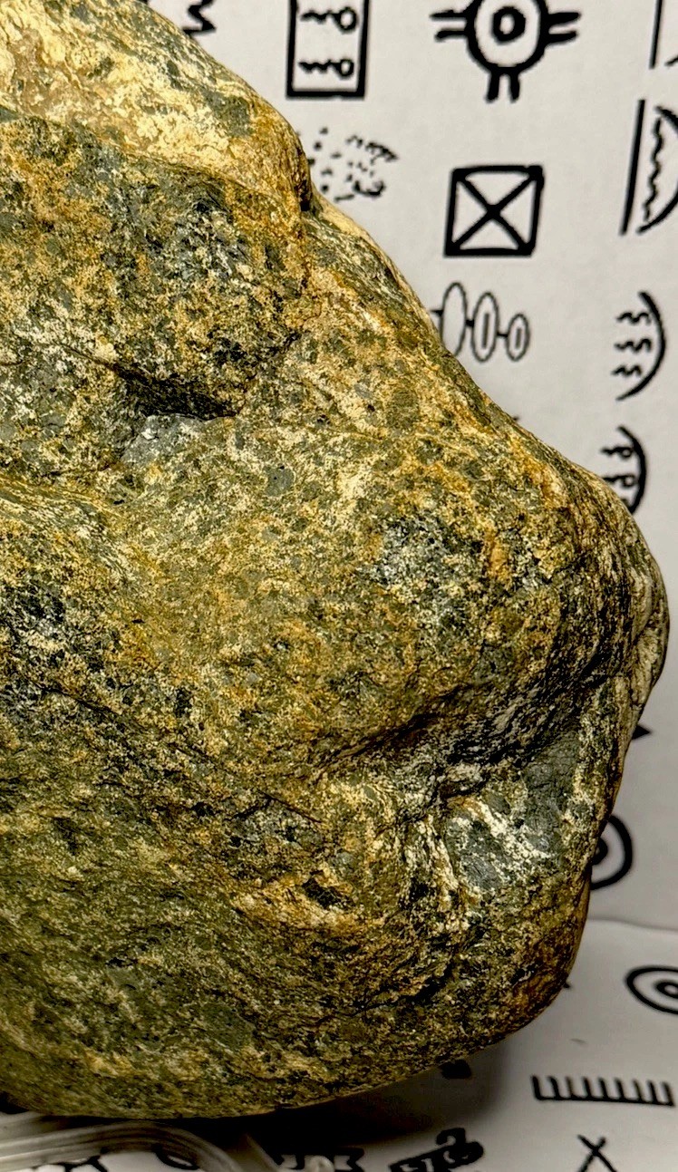 Native American Indian Authentic Artifact Stone Carved Effigy, 8 lb 2 oz • VA