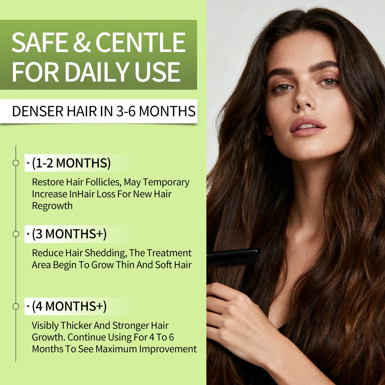 Infuse Hair Regrowth System, Advanced Hair Growth Treatment USA Brand FAST Ship