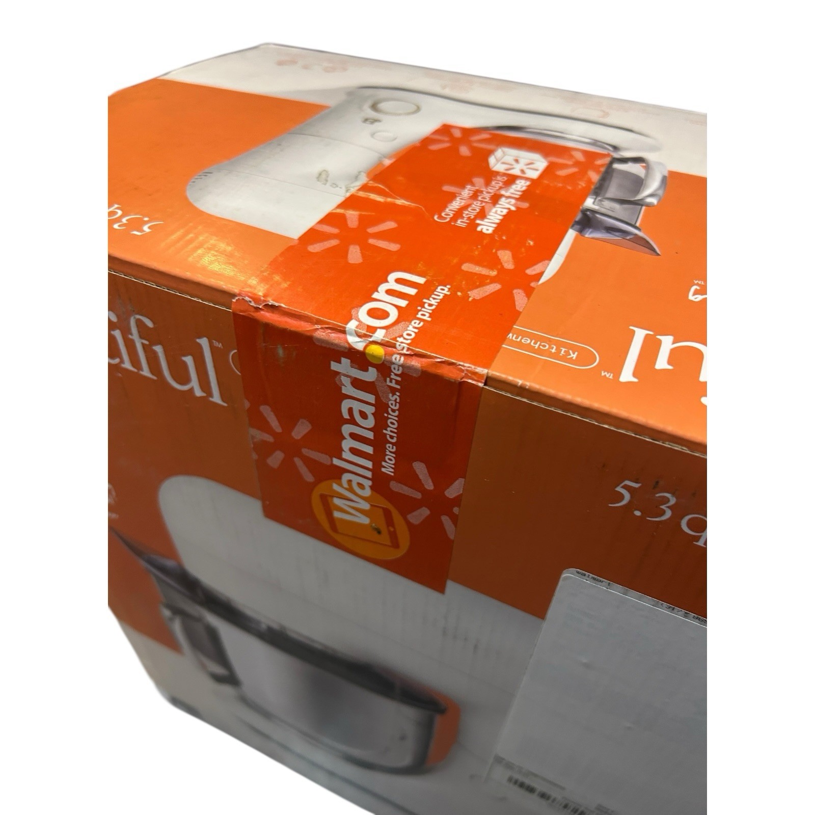 Beautiful 5.3 Qt Stand Mixer Drew Barrymore White w/ Stainless Steel Bowl New