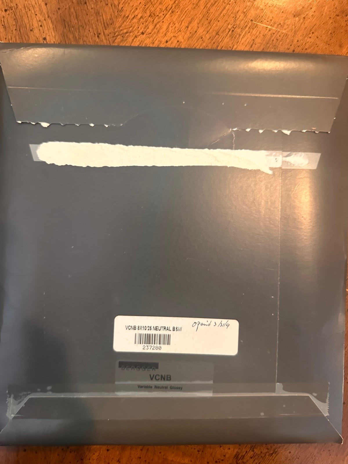 Bergger Prestige Variable NB Neutral Glossy 8x10 Fiber Paper Open Box Approx 20