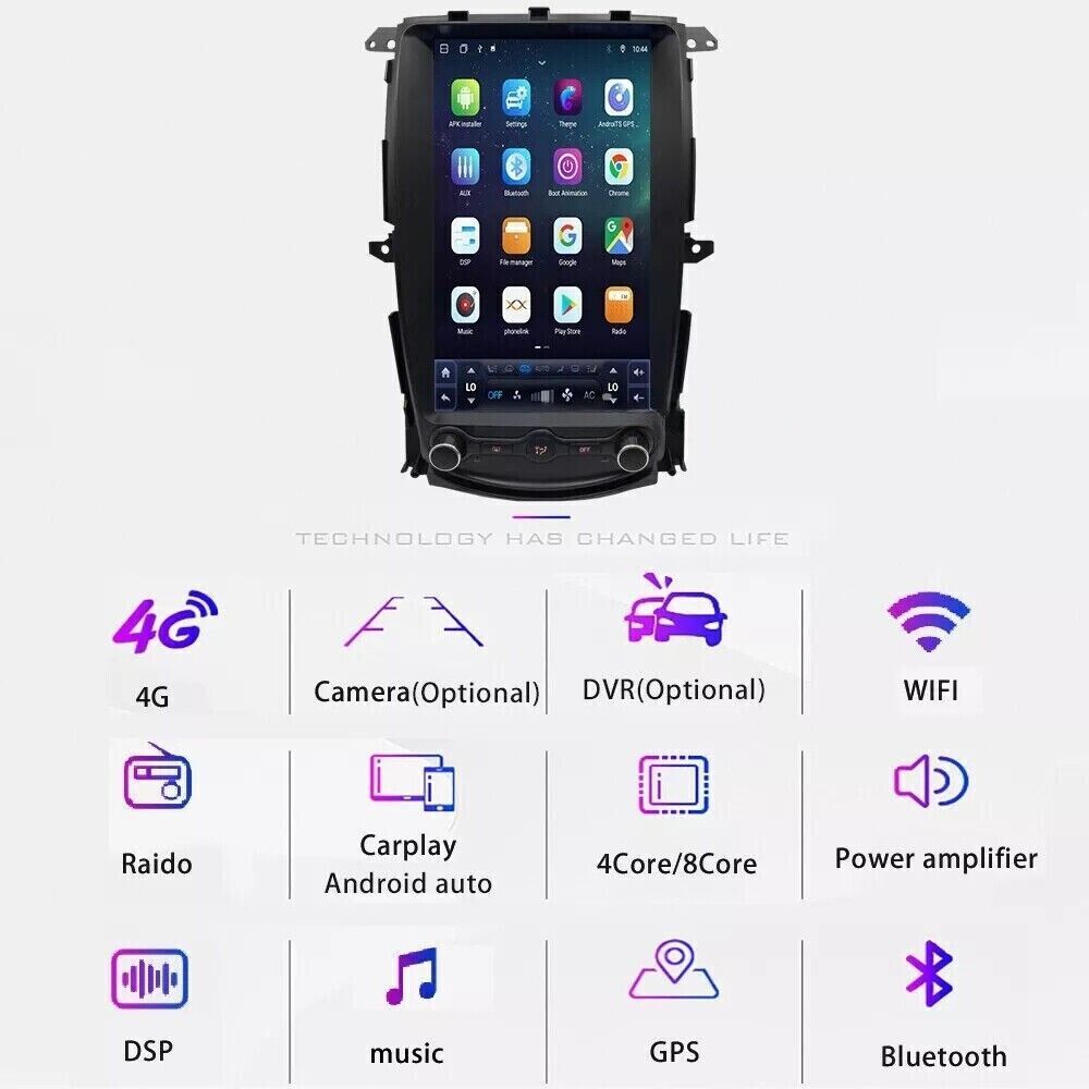 NEW 13.6'' Car Stereo Radio Android Navigation 2+32GB For 2008-2019 Nissan 370Z