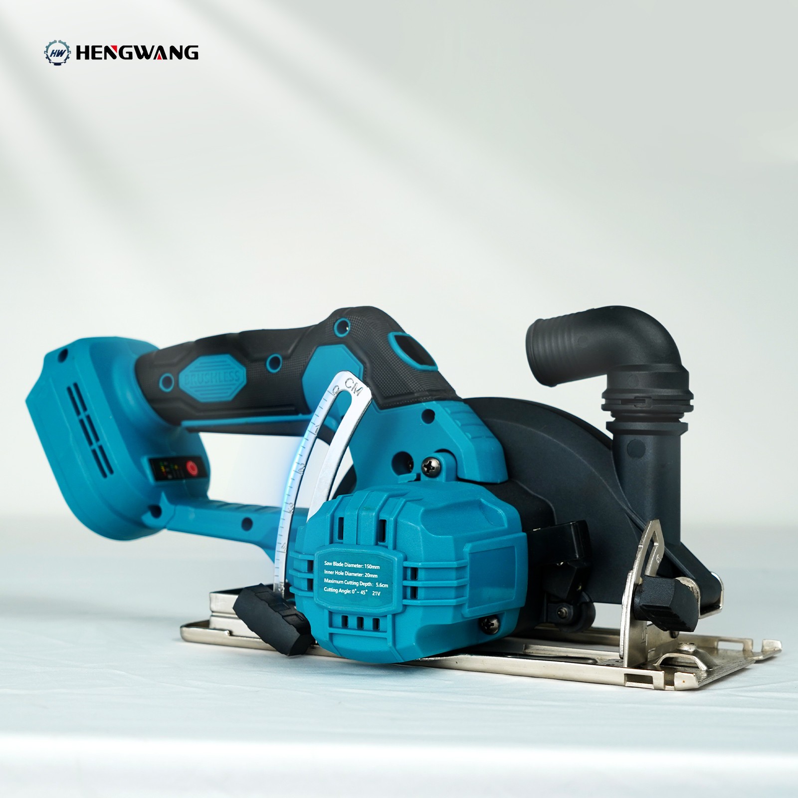 21V 6-1/2 inch Cordless Circular Saw with Two Batteries Two saw blades brand new