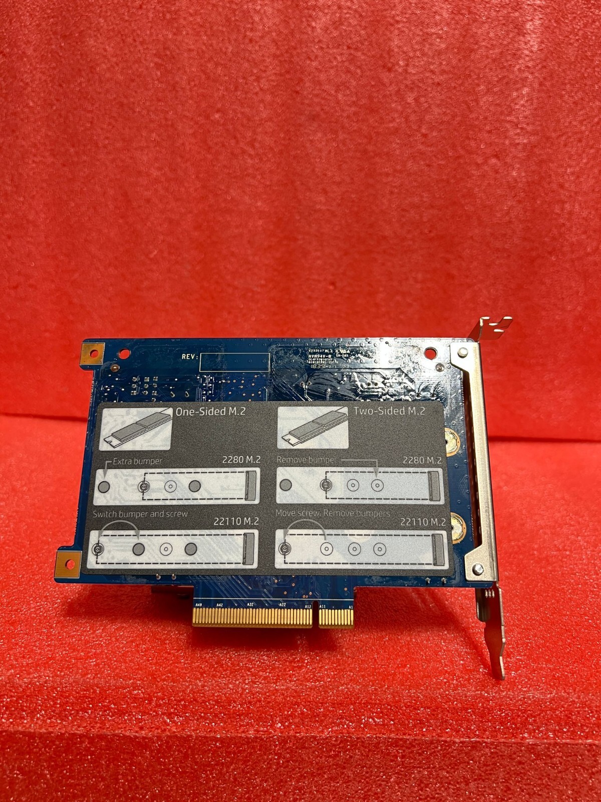 HP 844779-001 L32771-001 Dual M.2 to PCIE SSD Adapter Kit