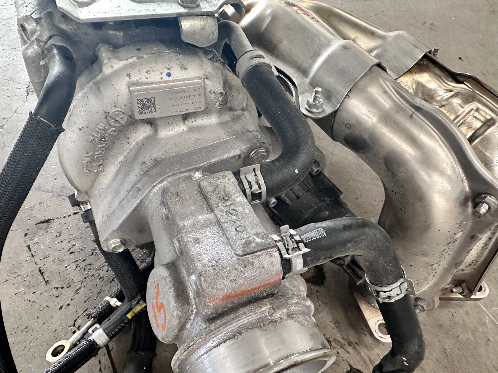 19-25 SUBARU ASCENT TURBOCHARGER EXHAUST MANIFOLD WITH 58K MILES, OEM LOT3648