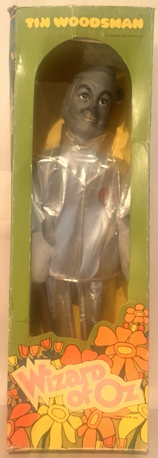 1975 Mego Softies Wizard of Oz Tin Man Doll In Original Box