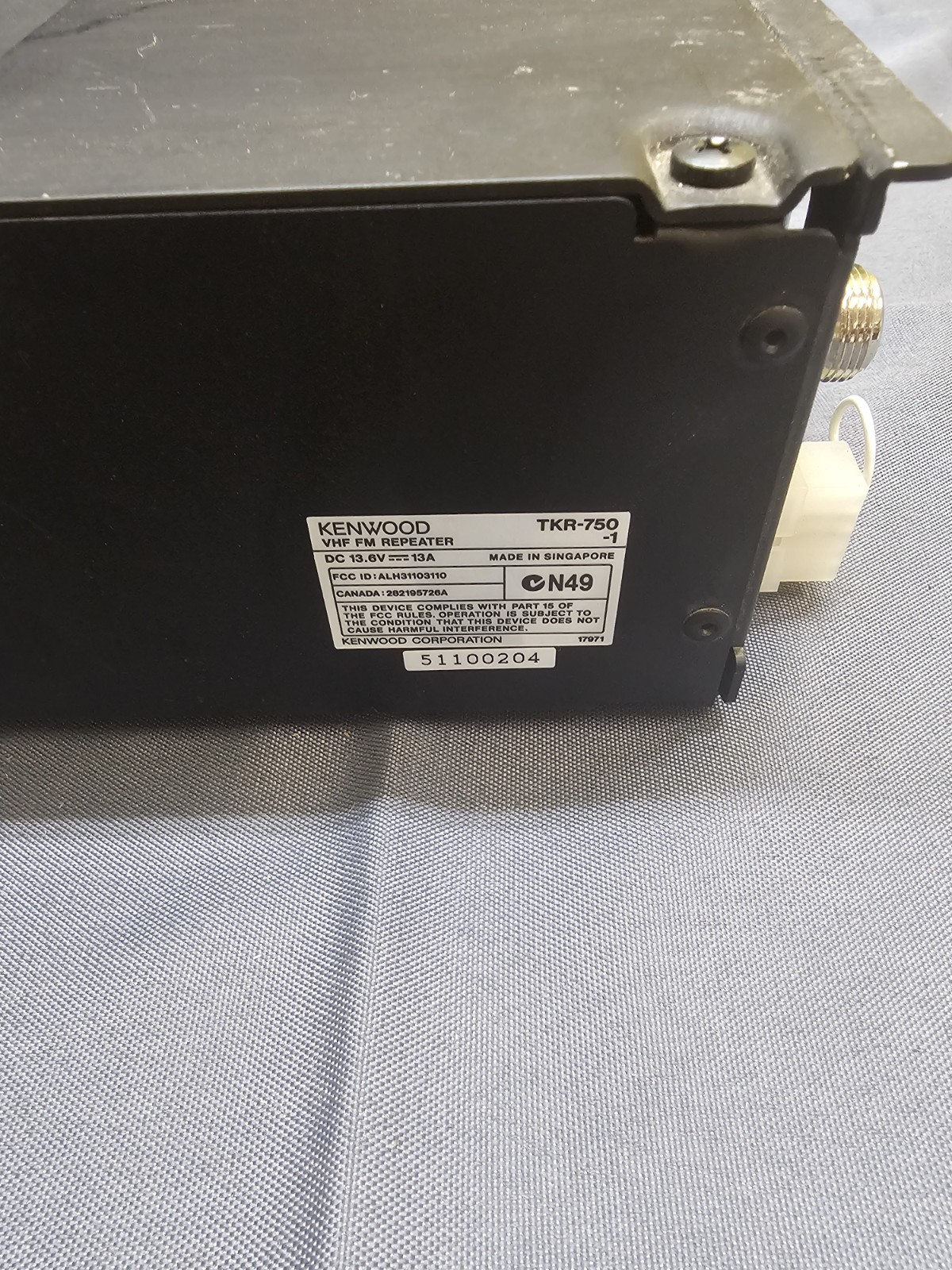 Kenwood TKR-750-1 VHF Two Way Radio Repeater TKR-750 - QTY Available