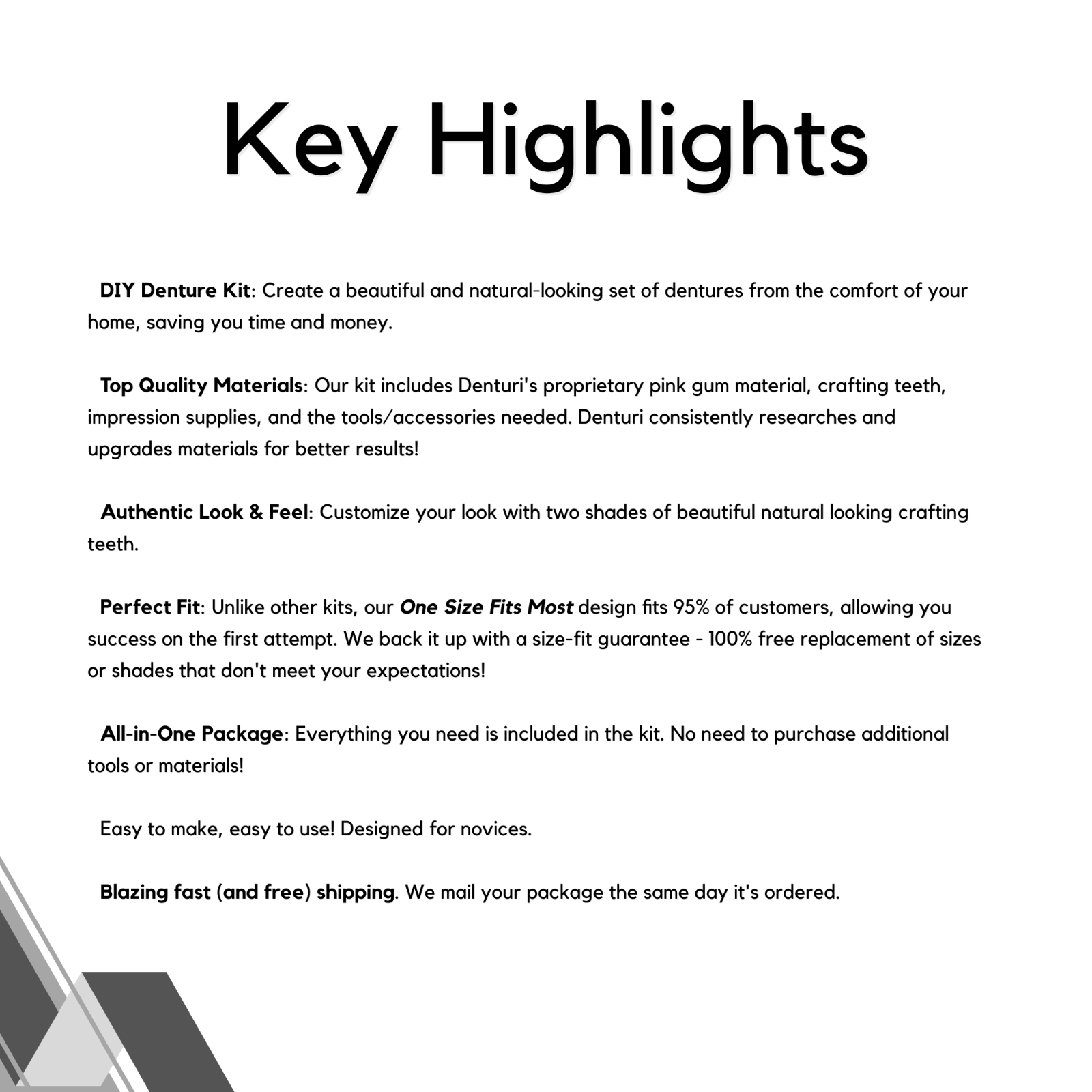 I made my own homemade dentures with Denturi